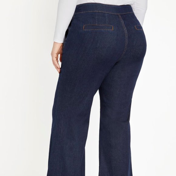Eloquii Flare Leg Trouser Jean - Picture 4 of 5